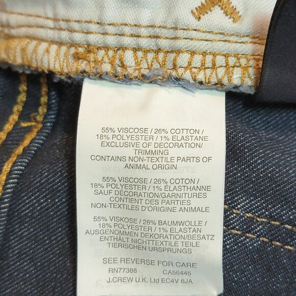 Madewell Roadtripper High Rise Skinny Jeans Raw Hem Stretch Denim Casual Size 29 - Picture 14 of 16